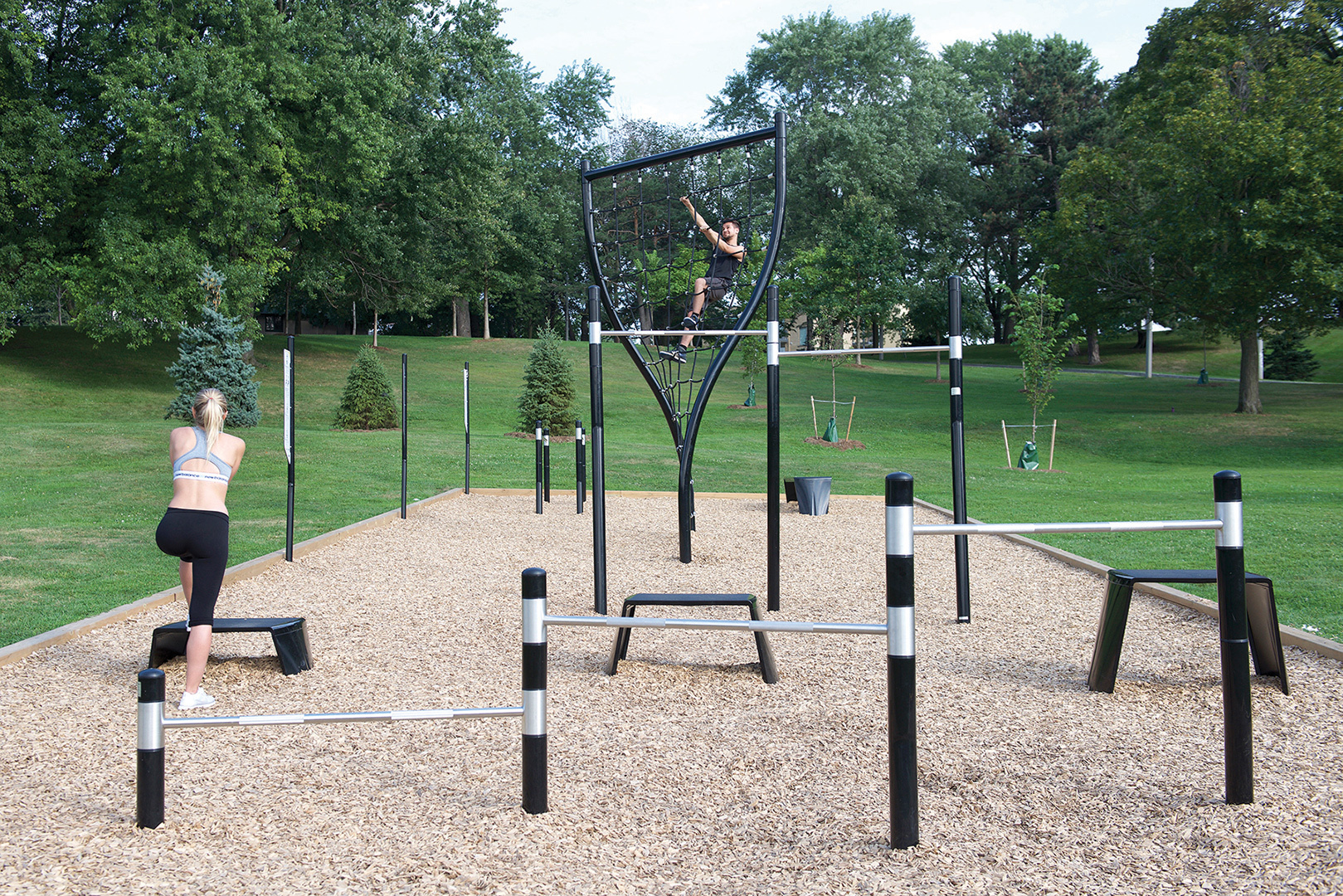 Draper - Outdoor Exercise Gym - Draper City Park - United States