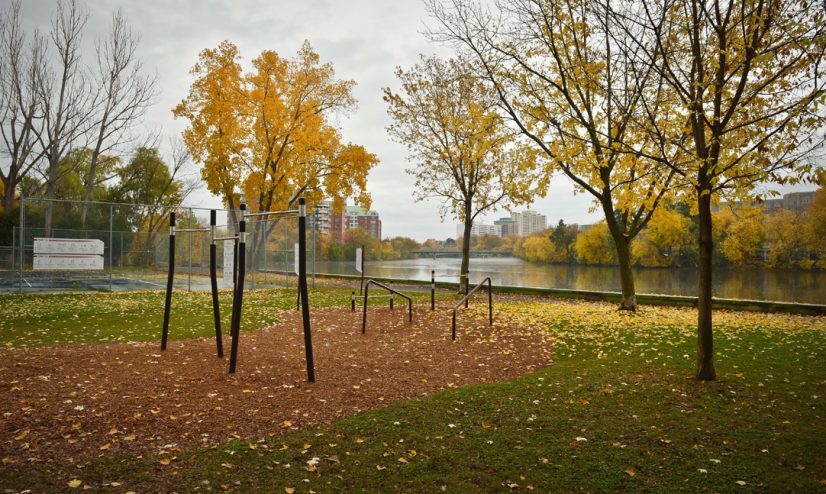 Outdoor exercise stations installed at Mentor Civic Center Park