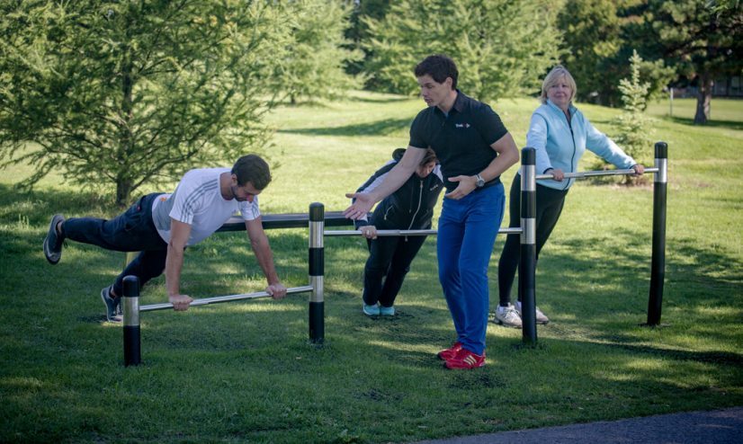 New Free Outdoor Gym in Horsham Park