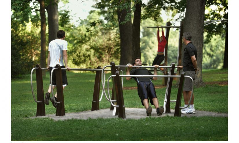 New Free Outdoor Gym in Horsham Park